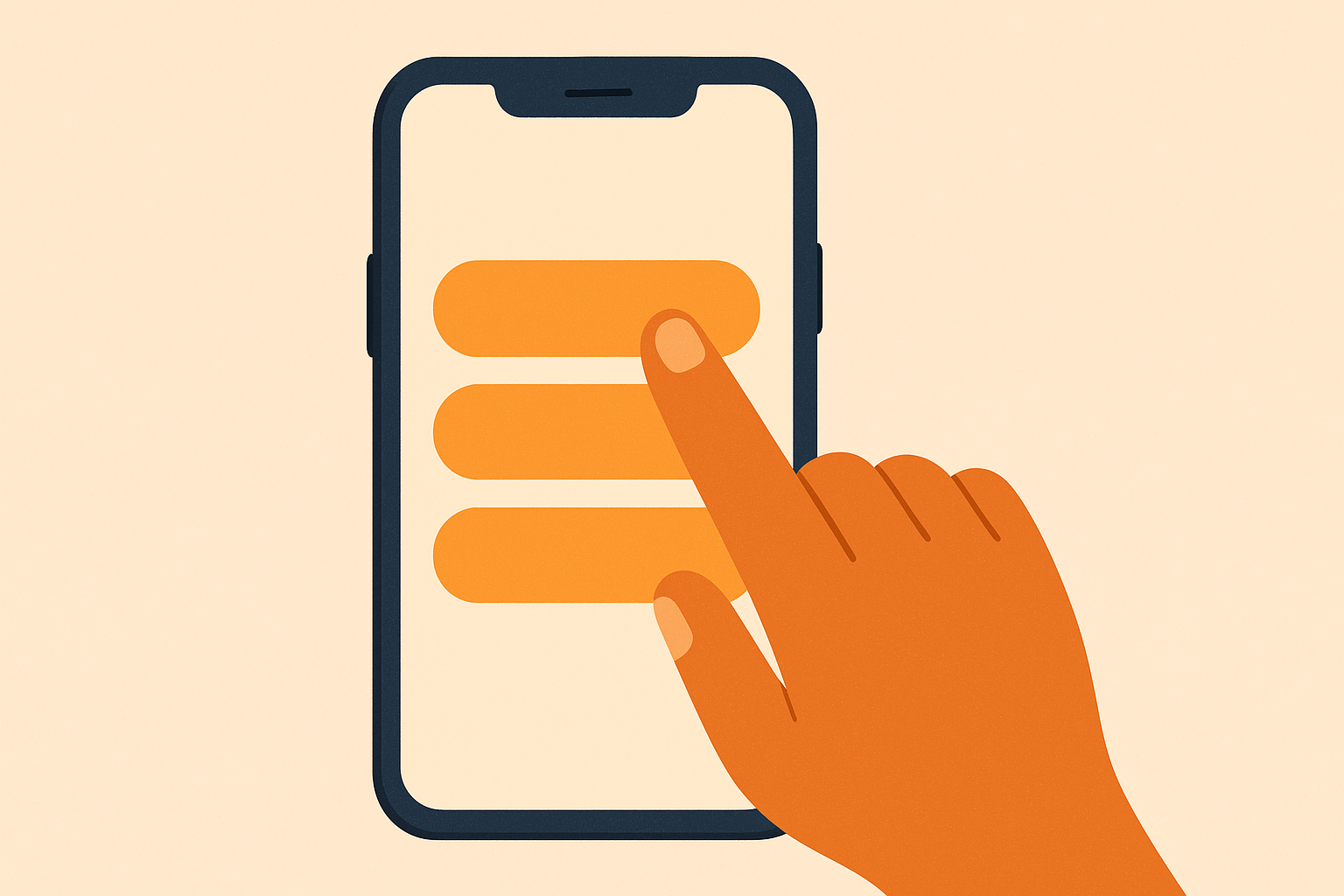 Illustration of a tidy link-in-bio page