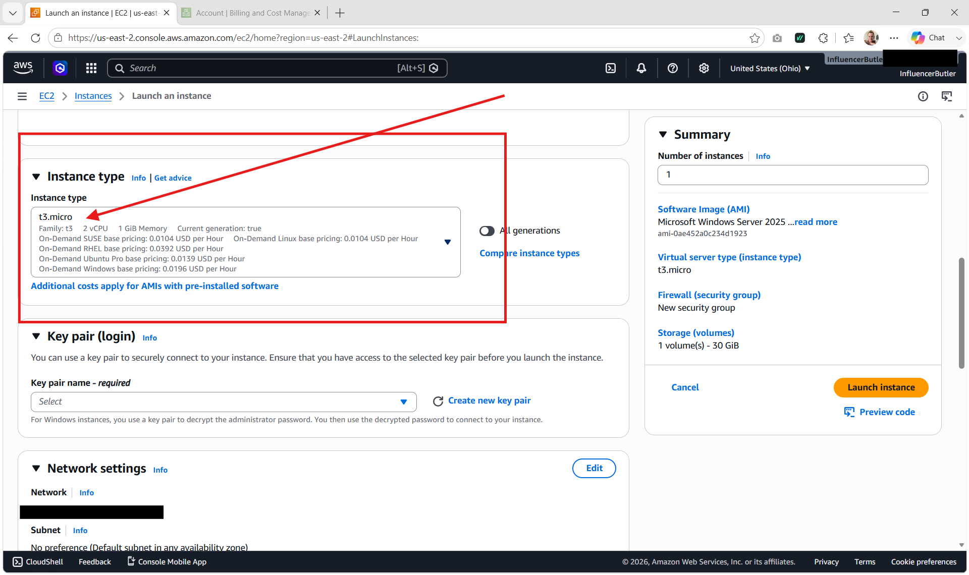 Choosing a 2 to 4 GB instance size