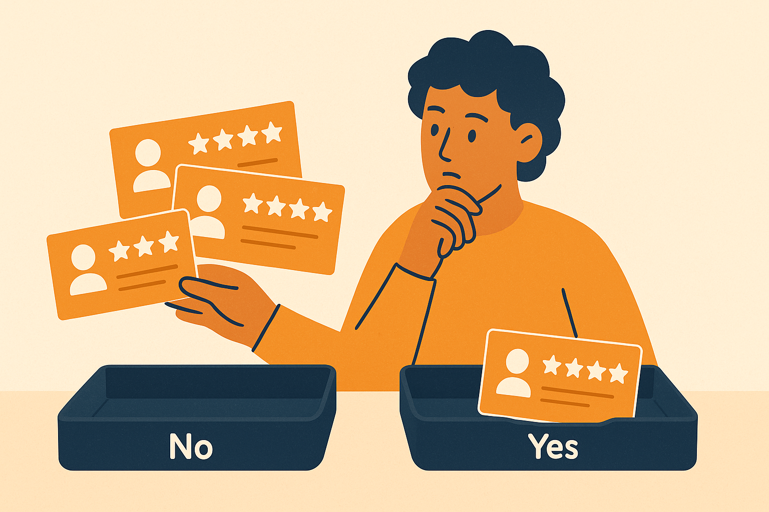 Illustration of campaigns being scored and sorted