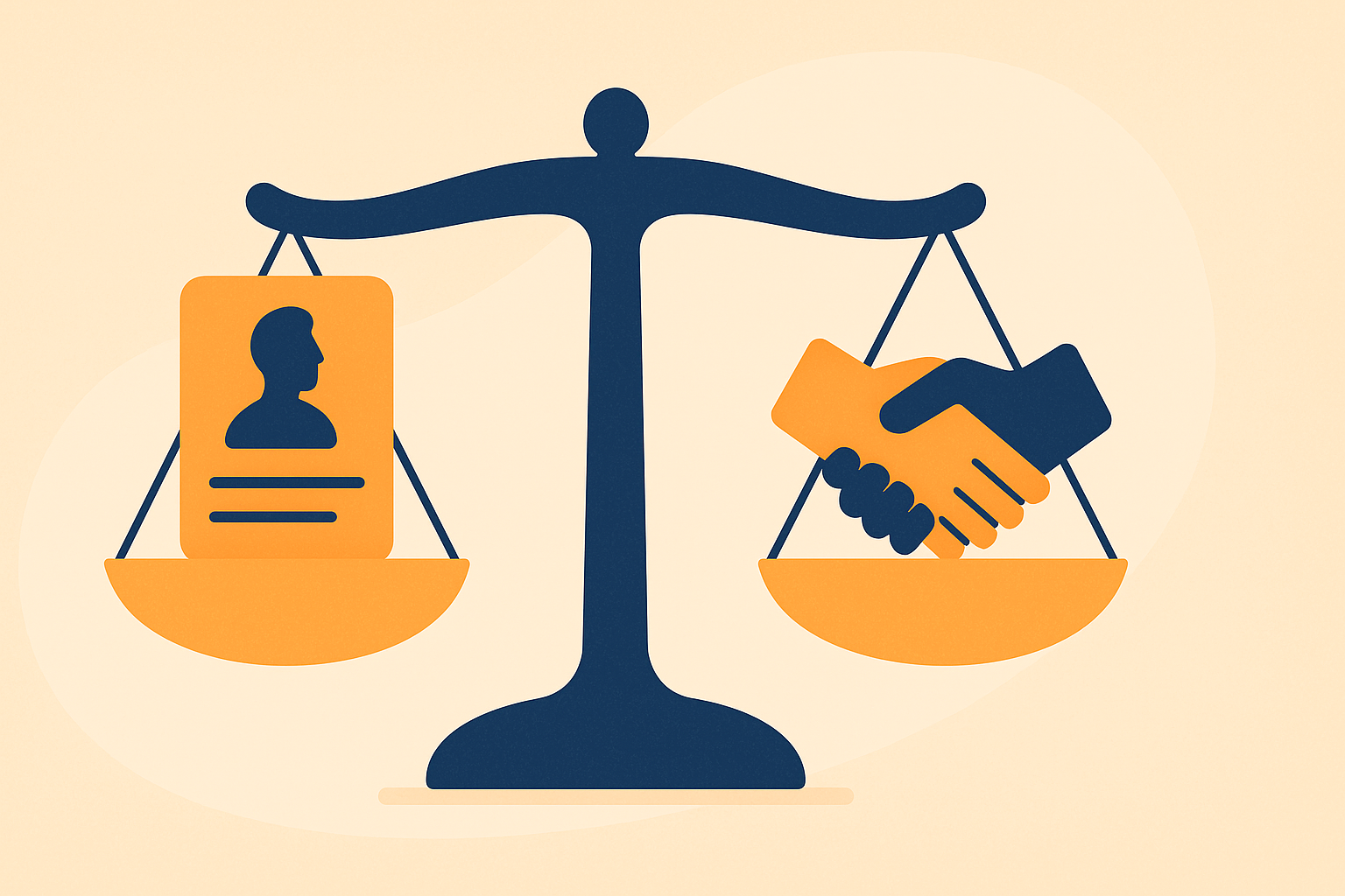 Illustration weighing two brand-deal paths