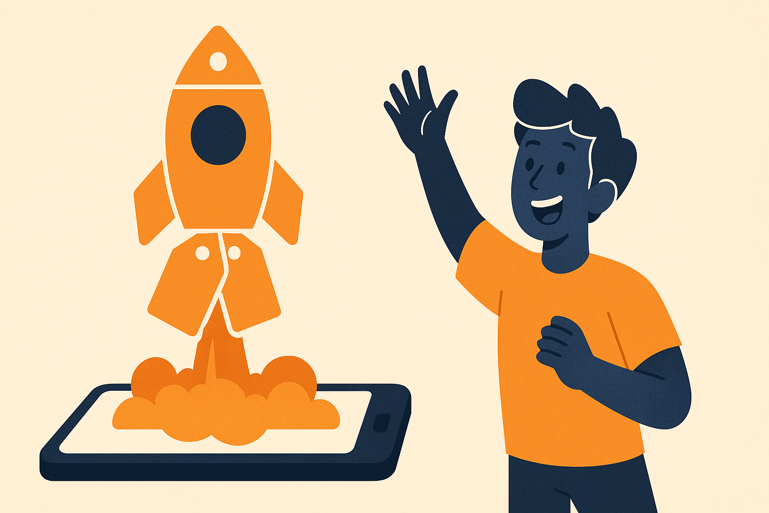 Illustration of launching a deals account