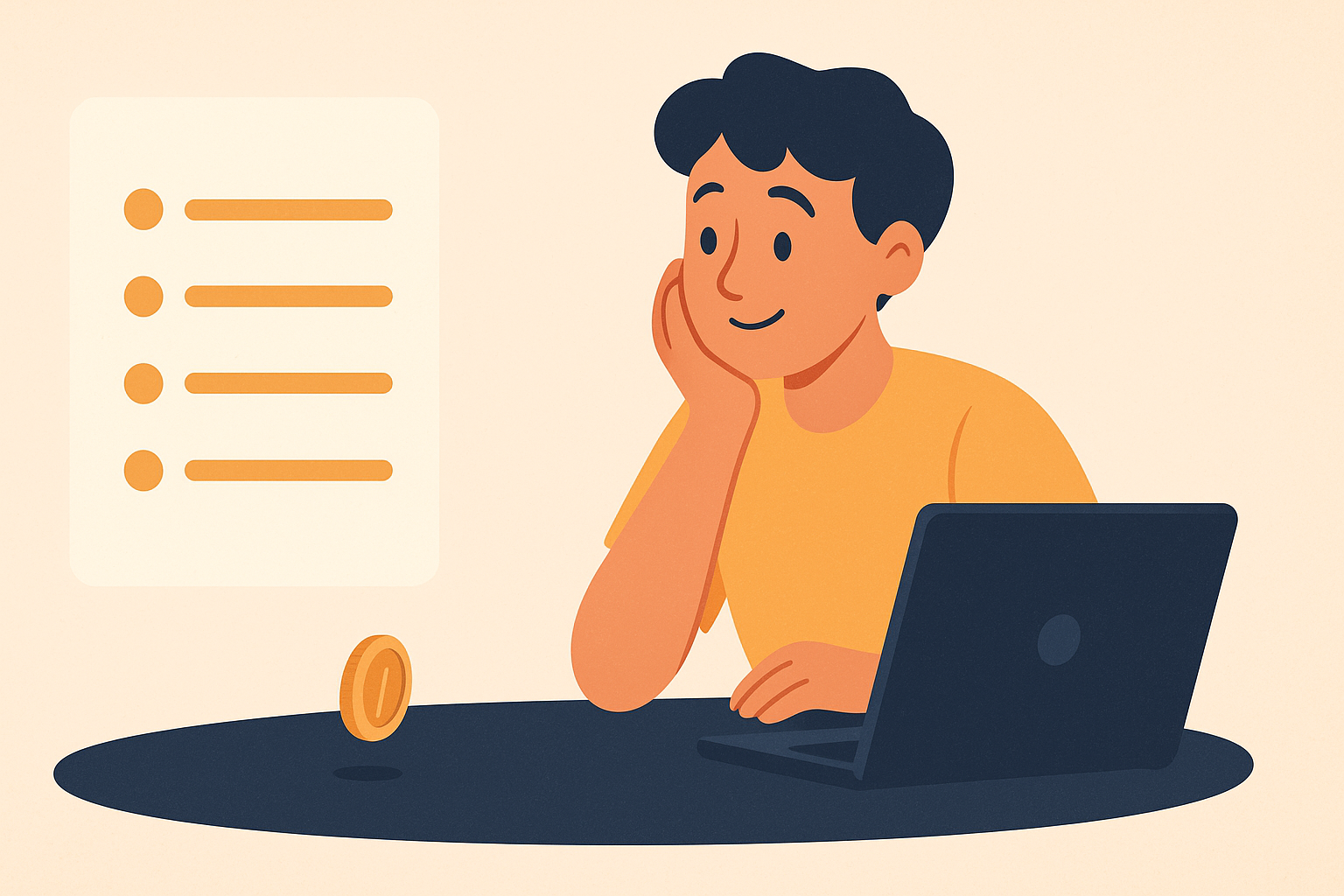 Illustration of a beginner earning first benable commission